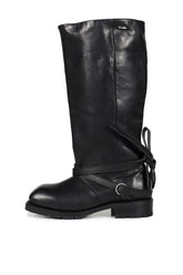 HIGH ENGINE BOOT / BLK