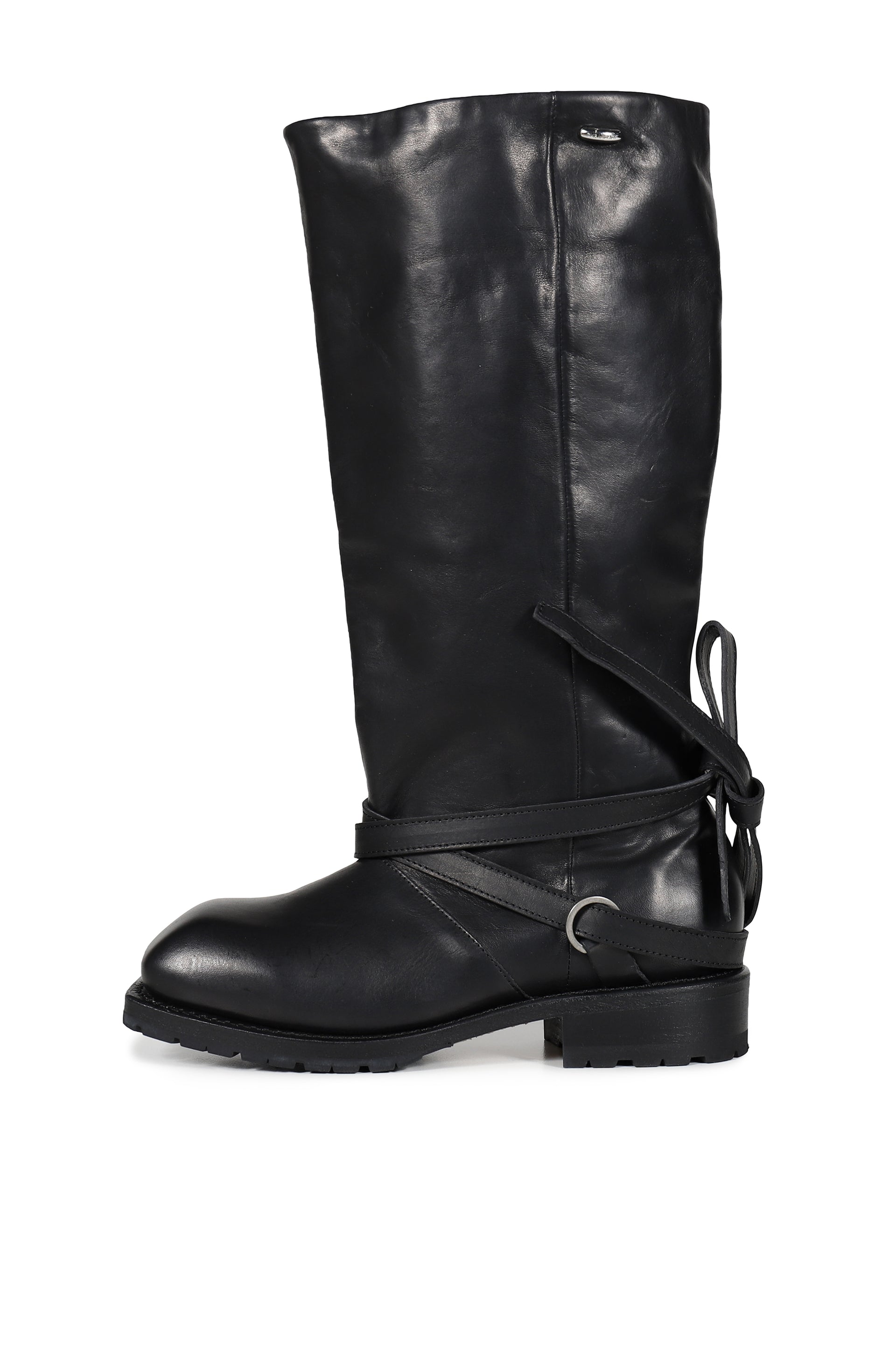 HIGH ENGINE BOOT / BLK