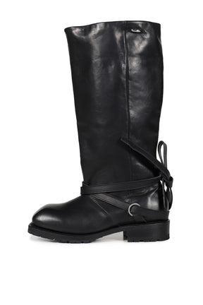 HIGH ENGINE BOOT / BLK