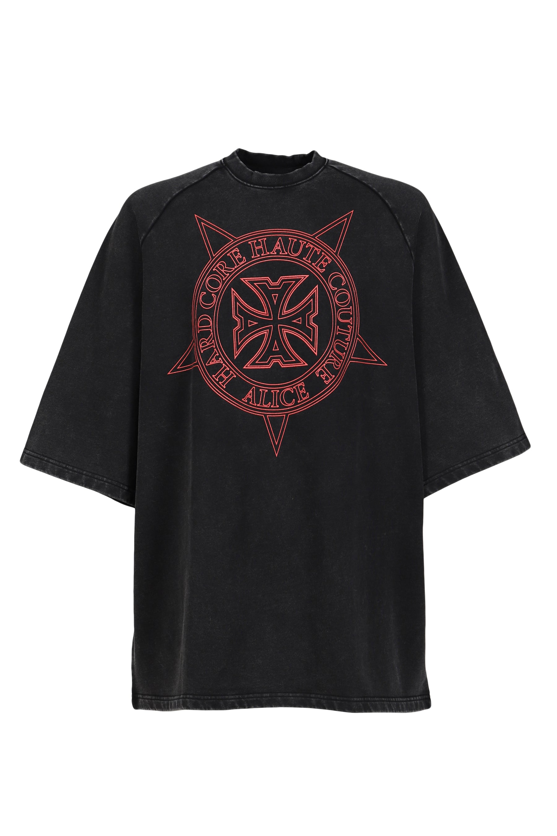 TOO HIGH OVERSIZED HEAVYWEIGHT T-SHIRT / BLK