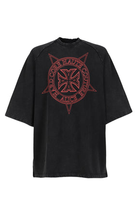 TOO HIGH OVERSIZED HEAVYWEIGHT T-SHIRT / BLK