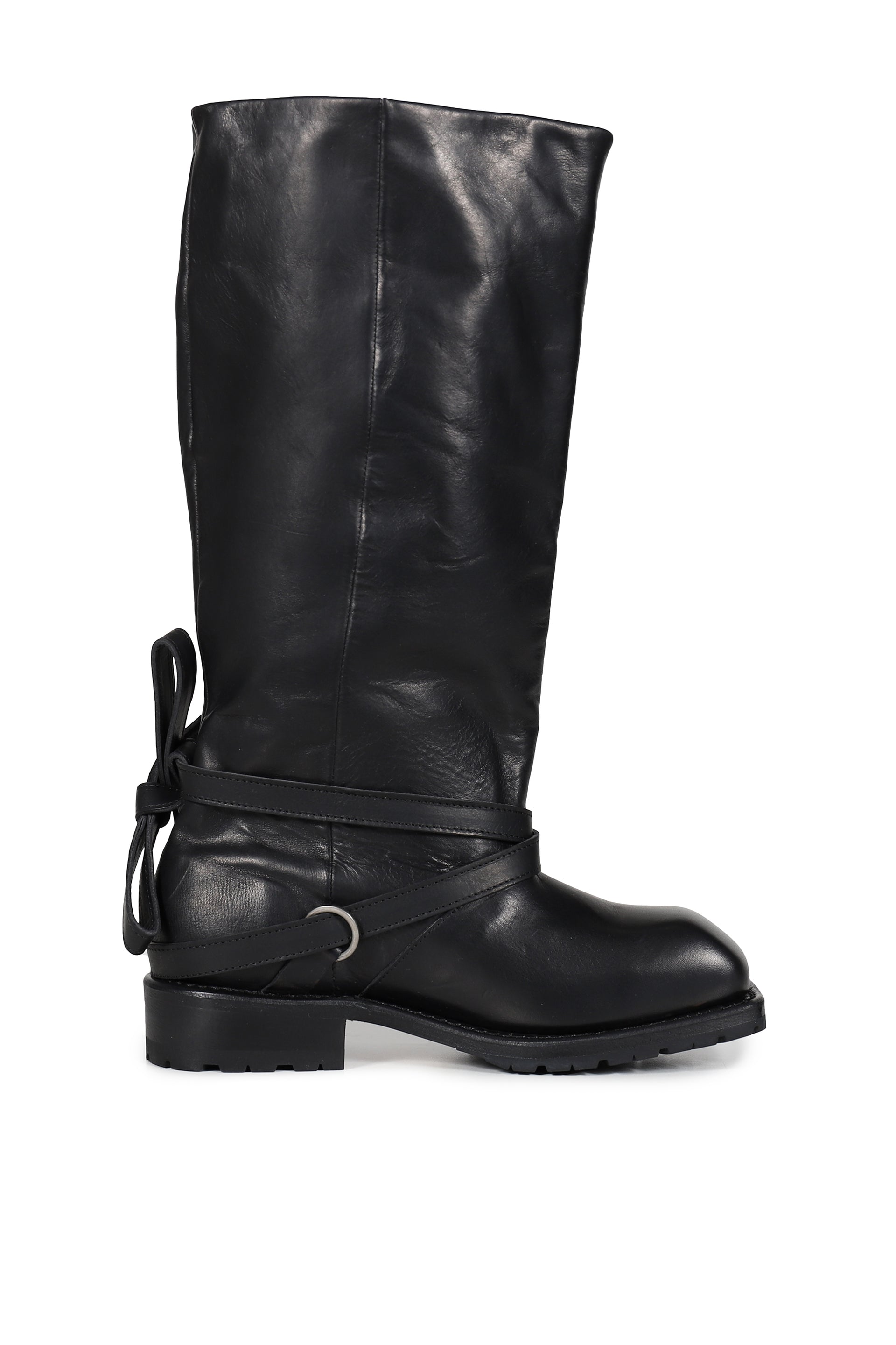 HIGH ENGINE BOOT / BLK