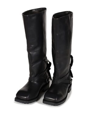 HIGH ENGINE BOOT / BLK