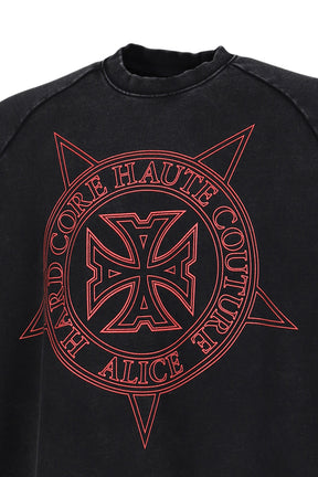 TOO HIGH OVERSIZED HEAVYWEIGHT T-SHIRT / BLK