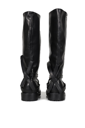 HIGH ENGINE BOOT / BLK