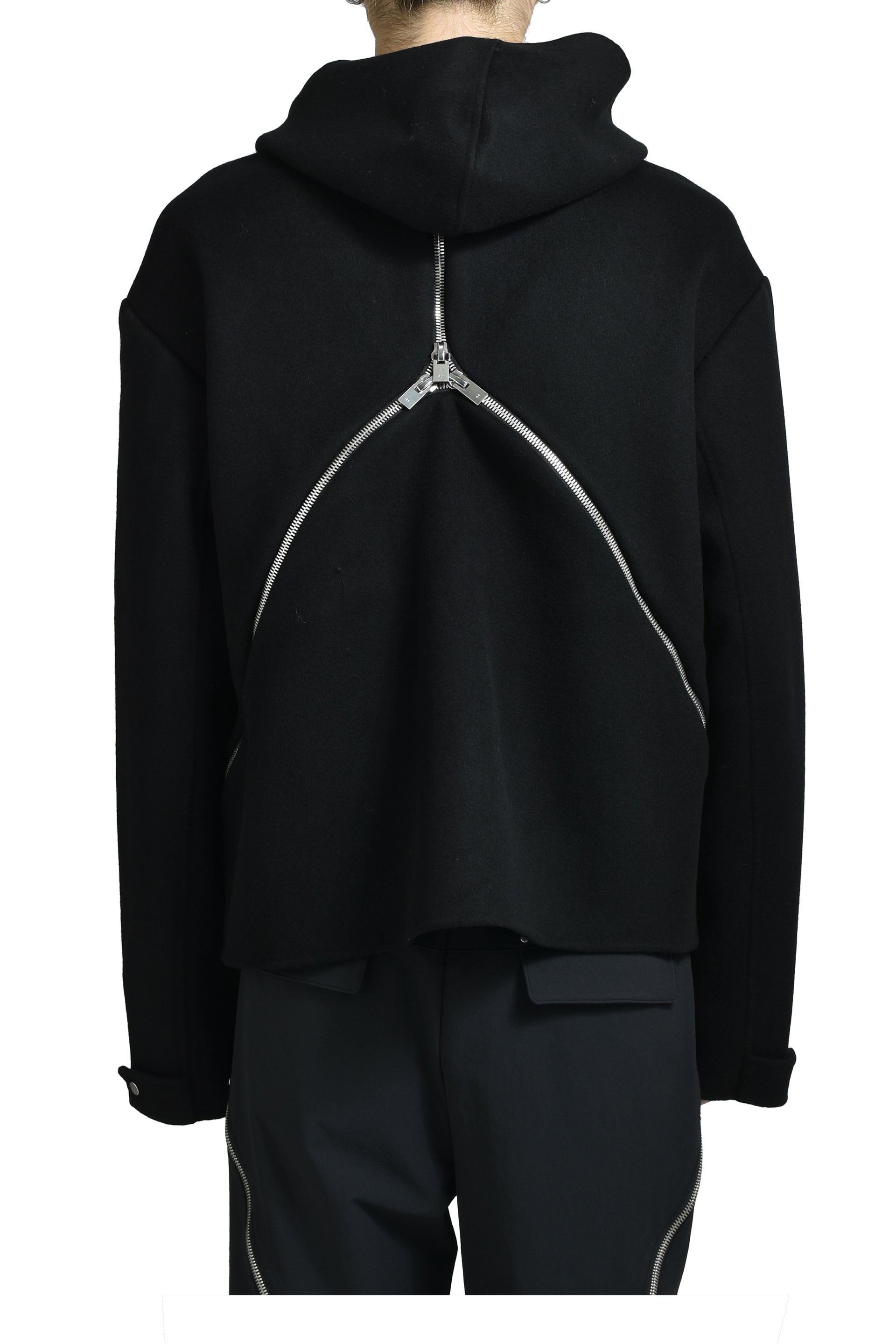 LASING WOOL JACKET / BLK