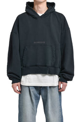 SHORT HOODIE / SUNFADE BLK