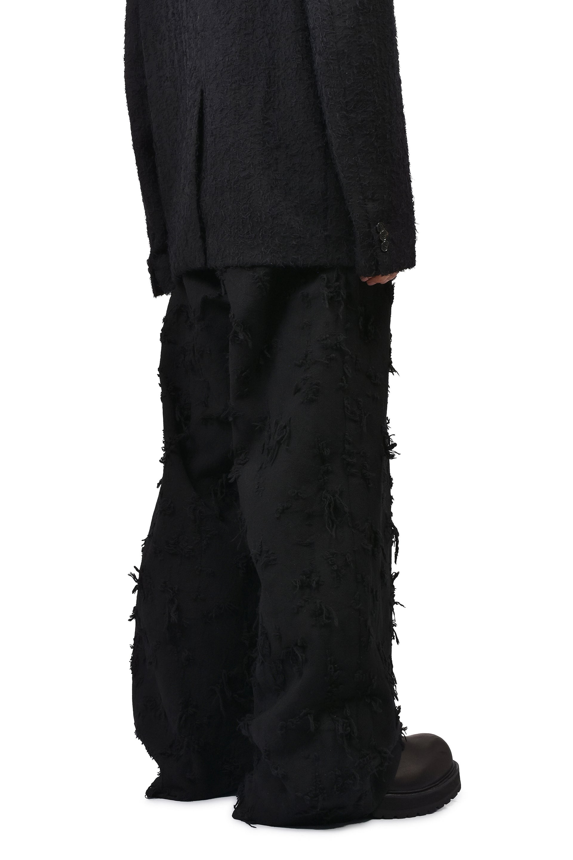 FLYINGHAIR FLARE SLACKS / BLK