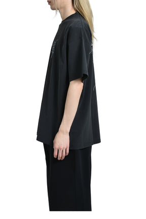 VETEMENTS BONE V REGULAR T-SHIRT / BLK