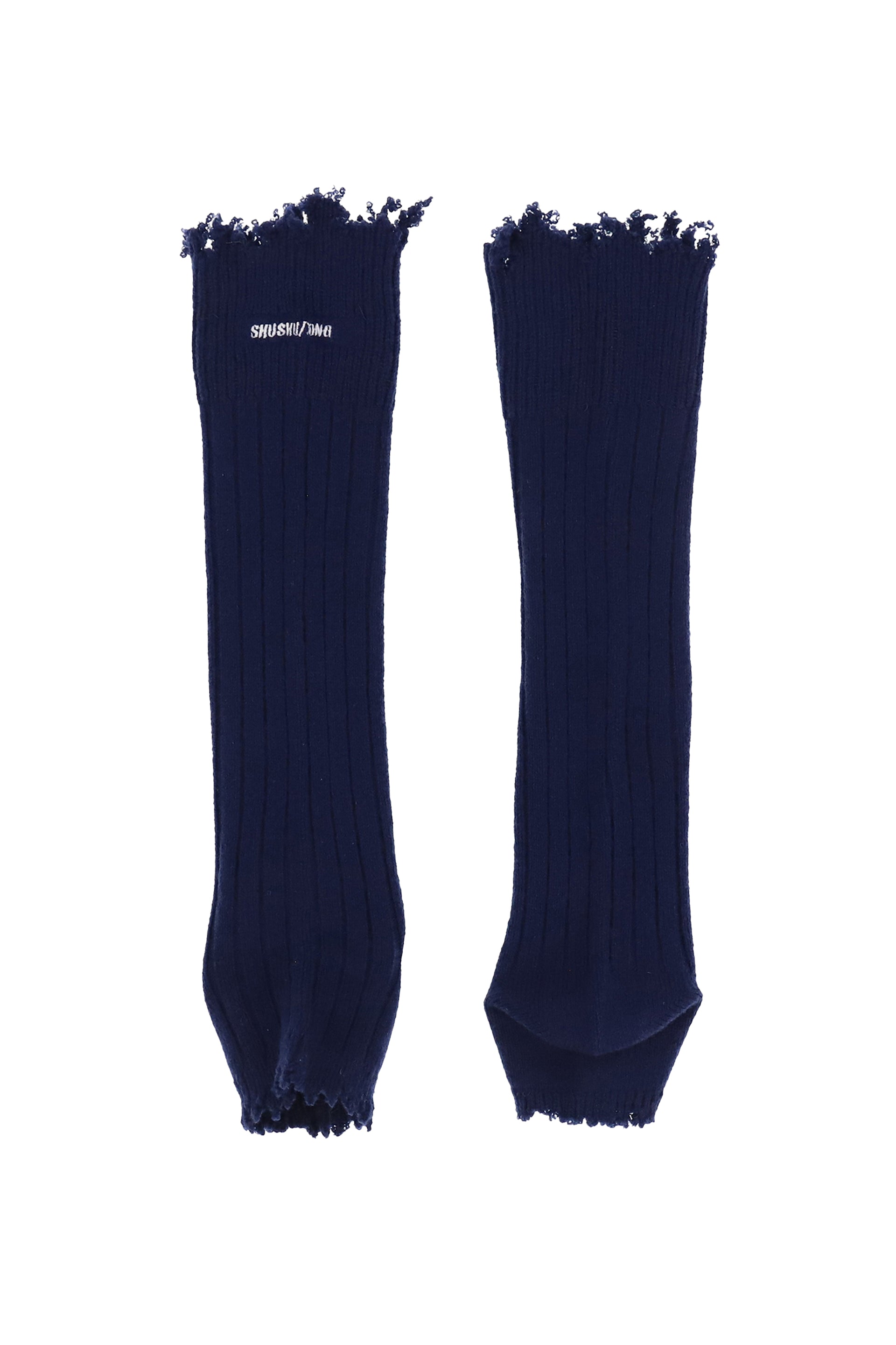 EMBROIDERED LOGO SOCK BOOTS / NVY