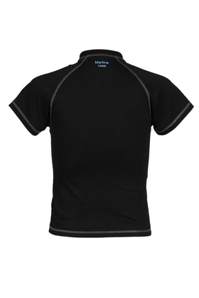 RAGLAN SHRUNKEN T-SHIRT / BLK BLK