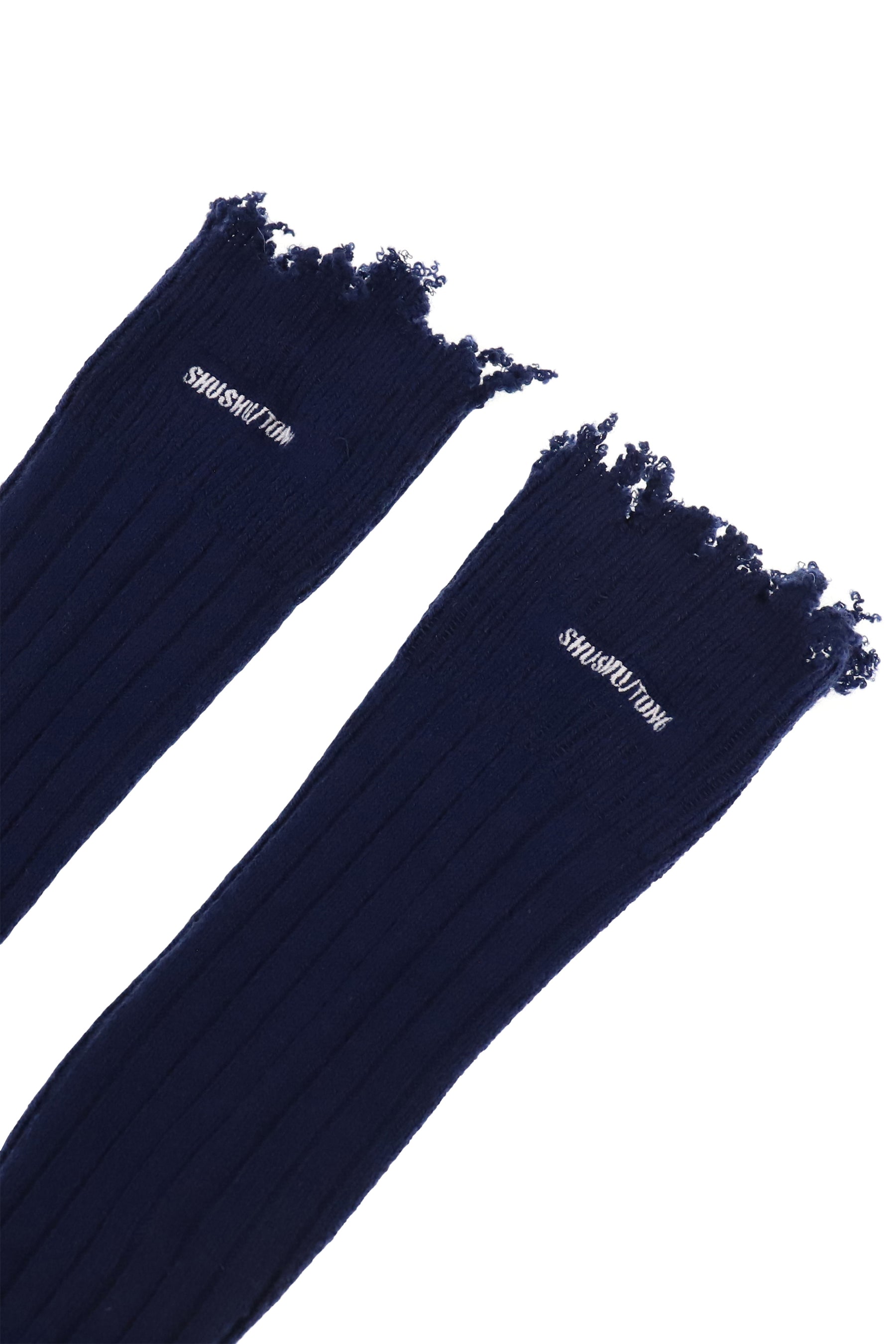 EMBROIDERED LOGO SOCK BOOTS / NVY