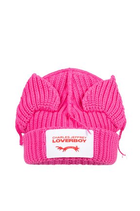 CHUNKY EARS BEANIE / PNK 