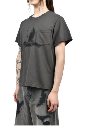 CASTLE POCKET T-SHIRT / BLK