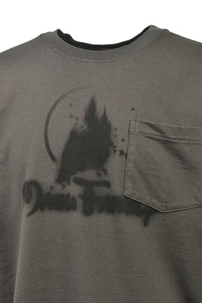 CASTLE POCKET T-SHIRT / BLK