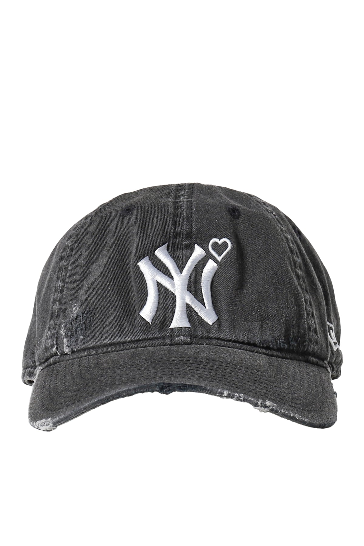 DAMAGED NEW YORK CAP / BLK