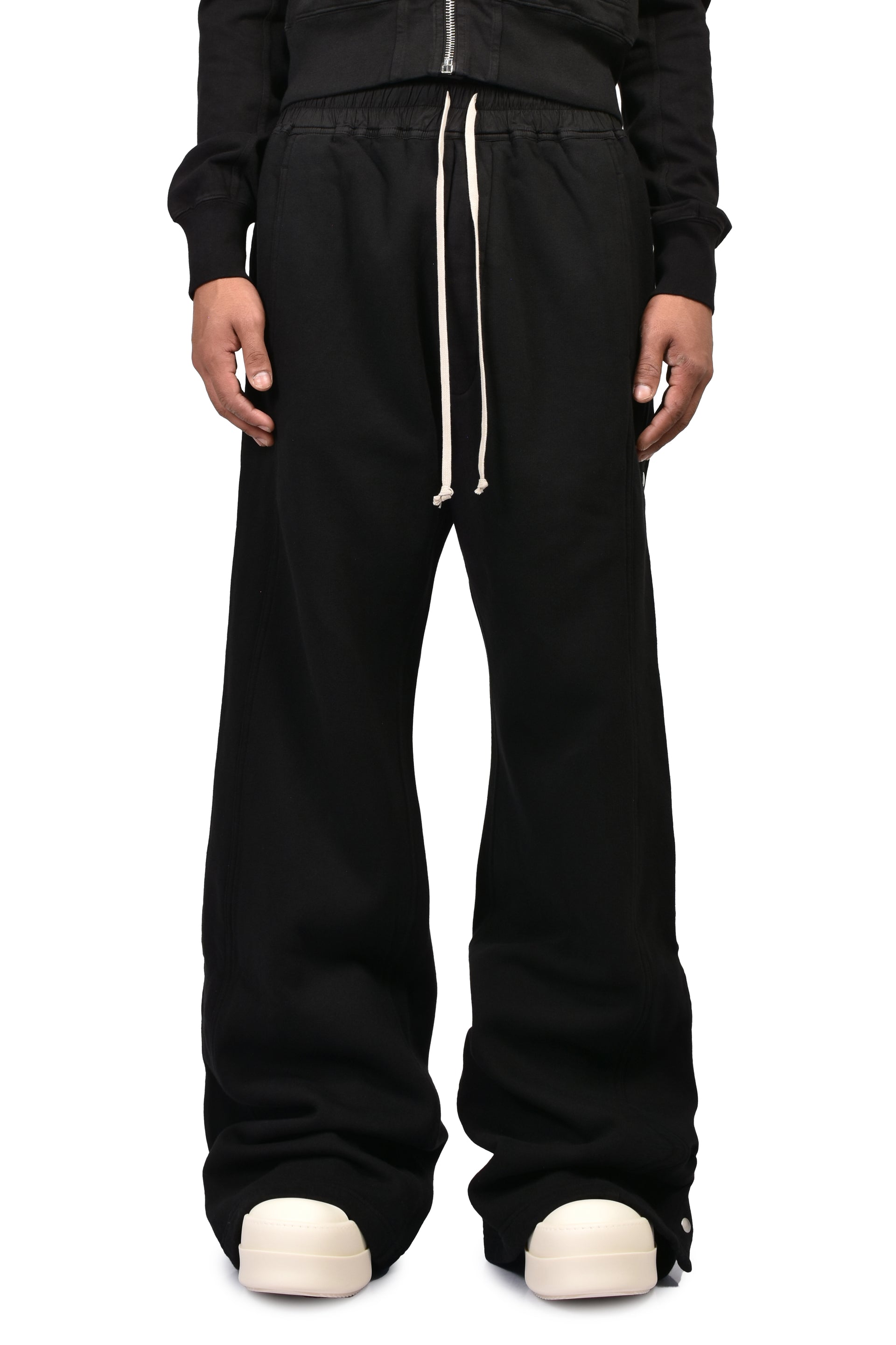 WIDE PUSHER PANTS / BLK