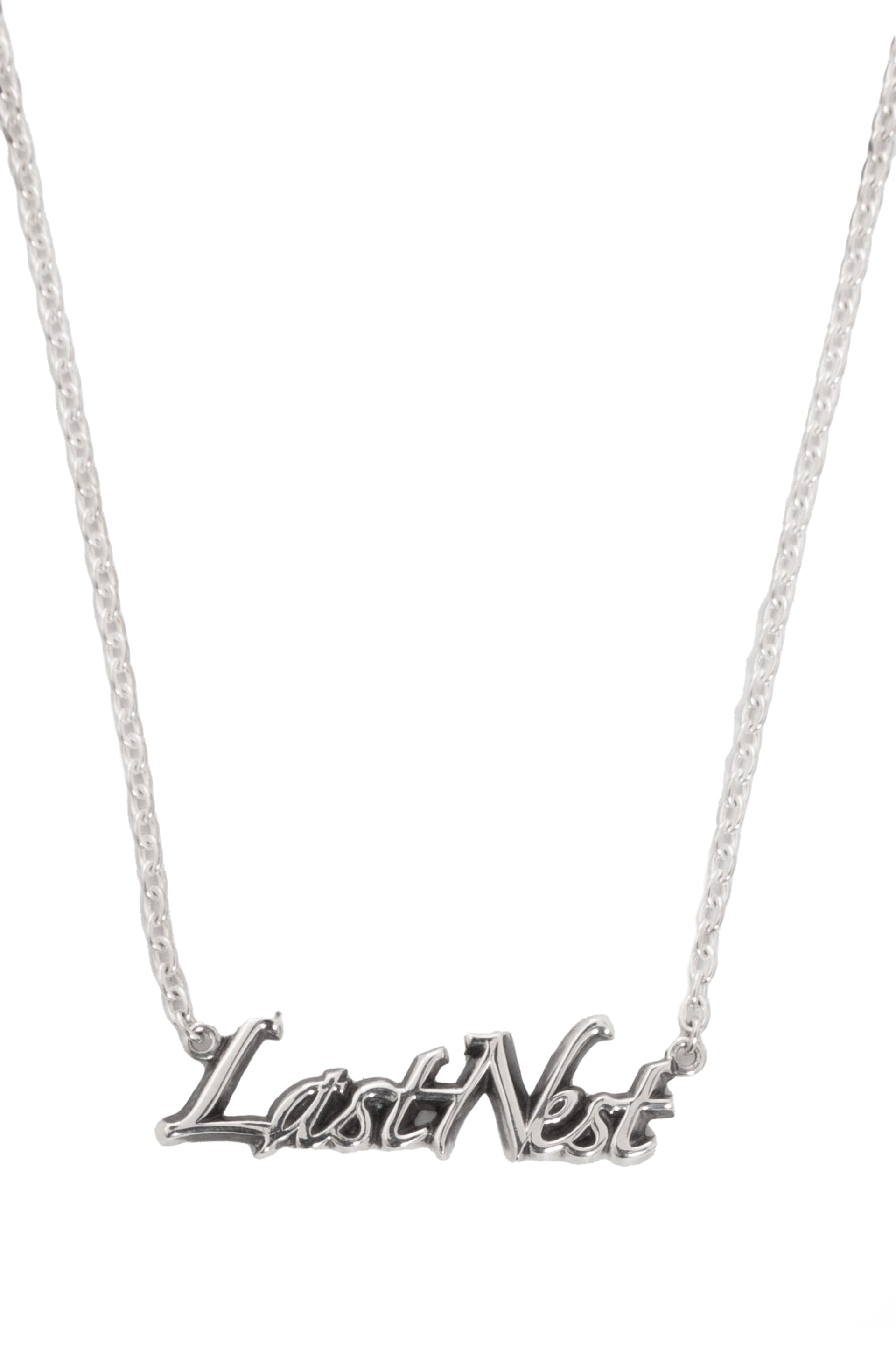 LAST NEST LOGO SILVER NECKLESS (SILVER 925) / SIL