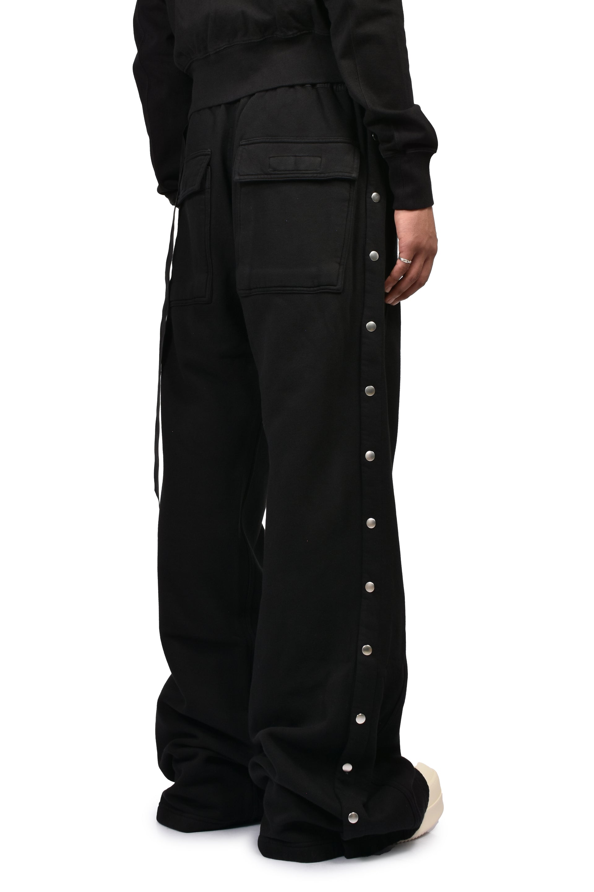 WIDE PUSHER PANTS / BLK