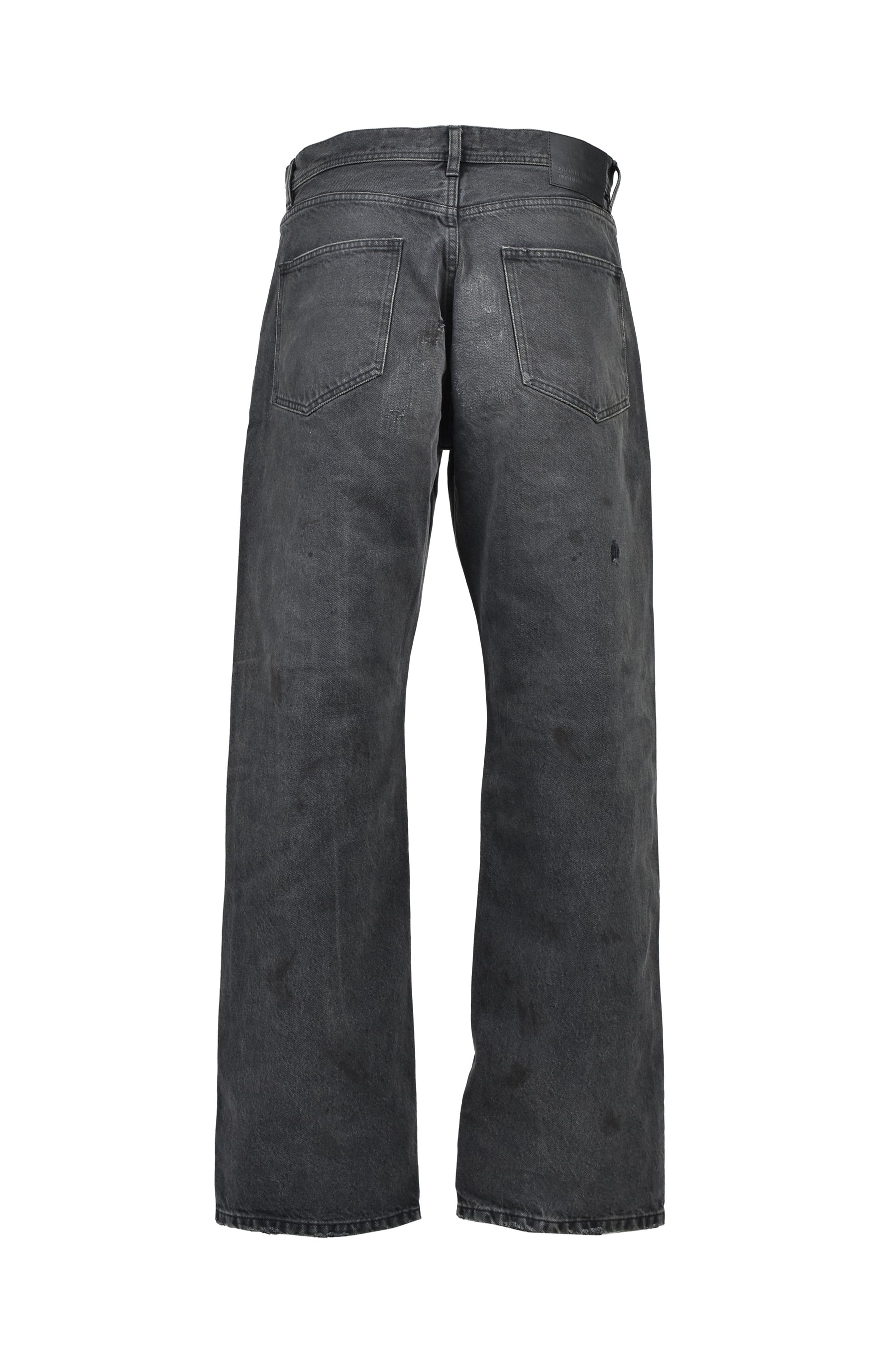 NEW STRAIGHT LEG JEANS / FADED BLK