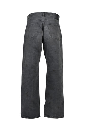 NEW STRAIGHT LEG JEANS / FADED BLK