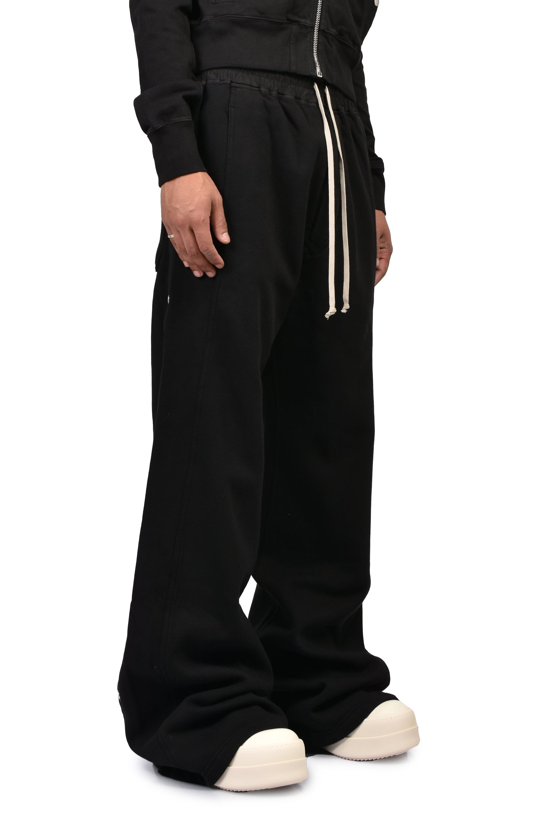 WIDE PUSHER PANTS / BLK
