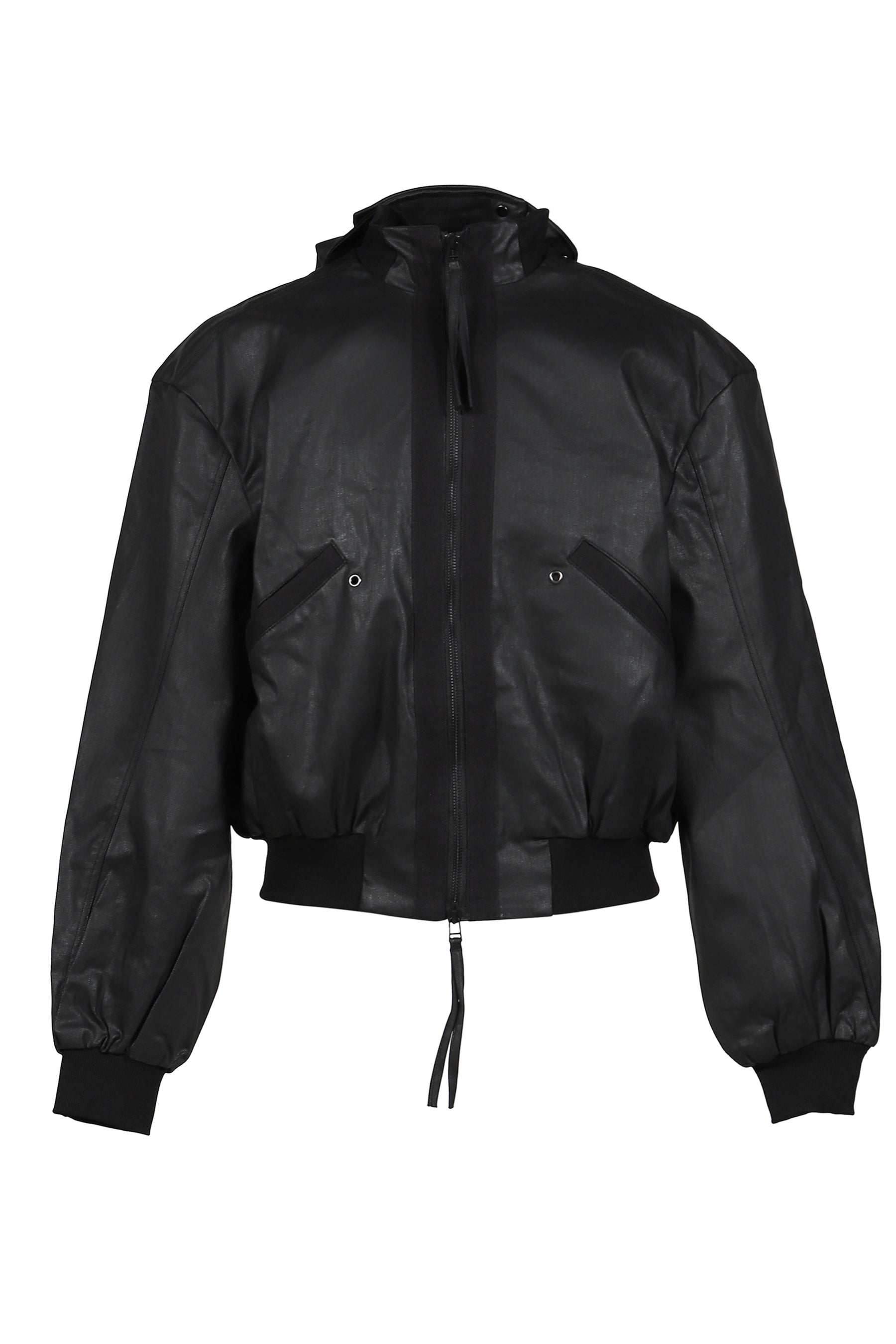 WAXED PARACHUTE BOMBER / BLACK