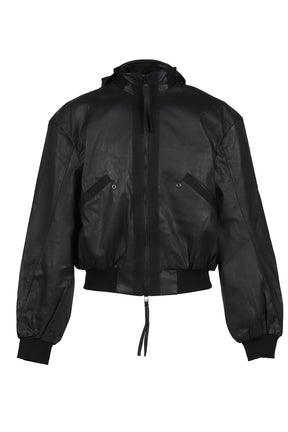 WAXED PARACHUTE BOMBER / BLACK