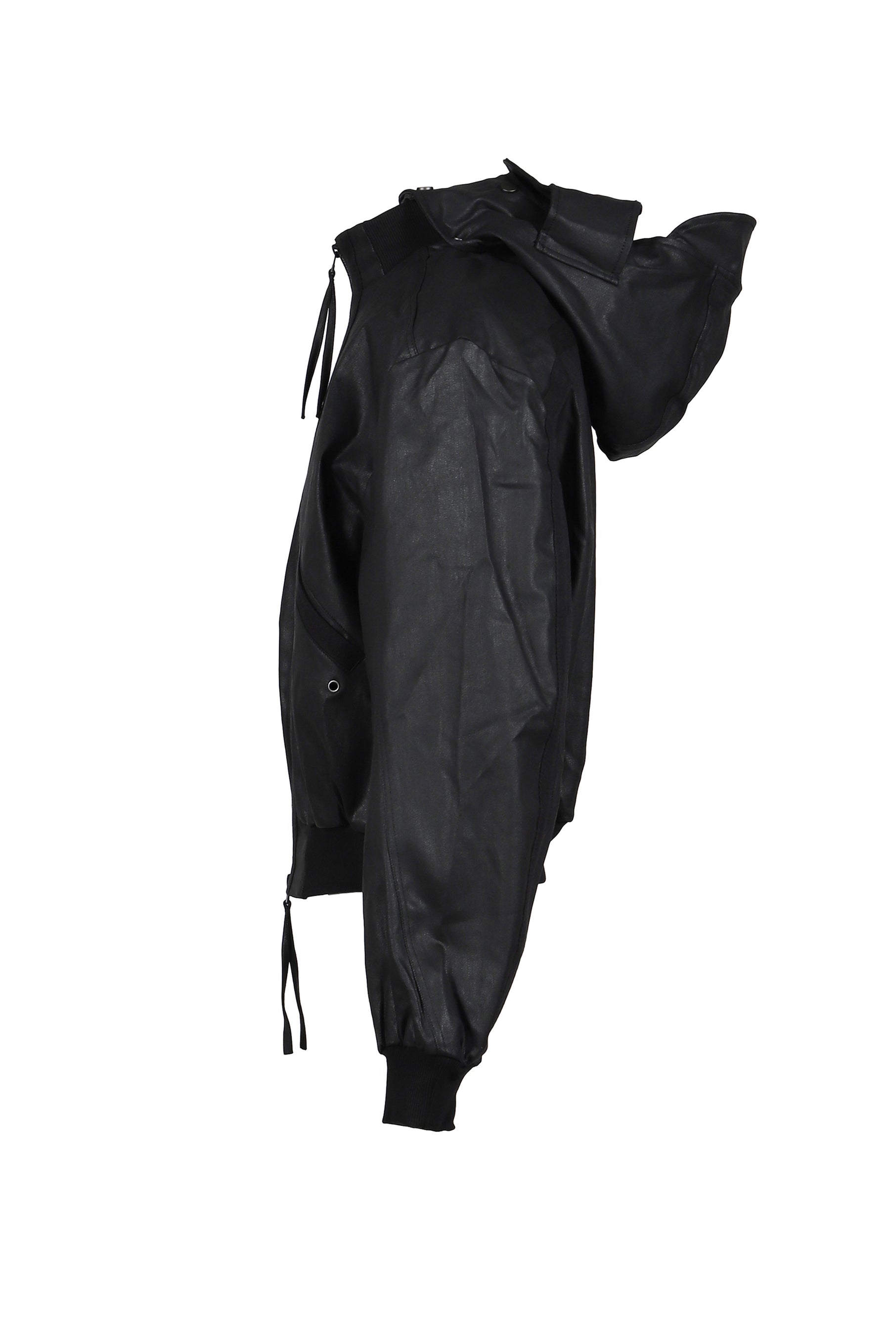 WAXED PARACHUTE BOMBER / BLACK