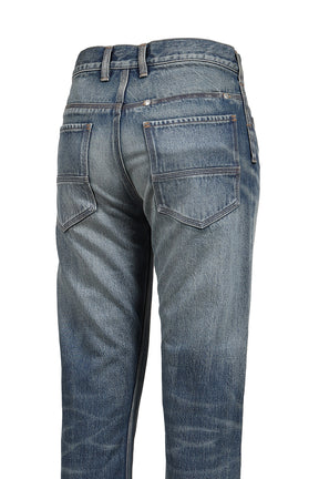 BLUE WASHED JAPANESE DENIM STRAIGHT JEAN / BLU WASH