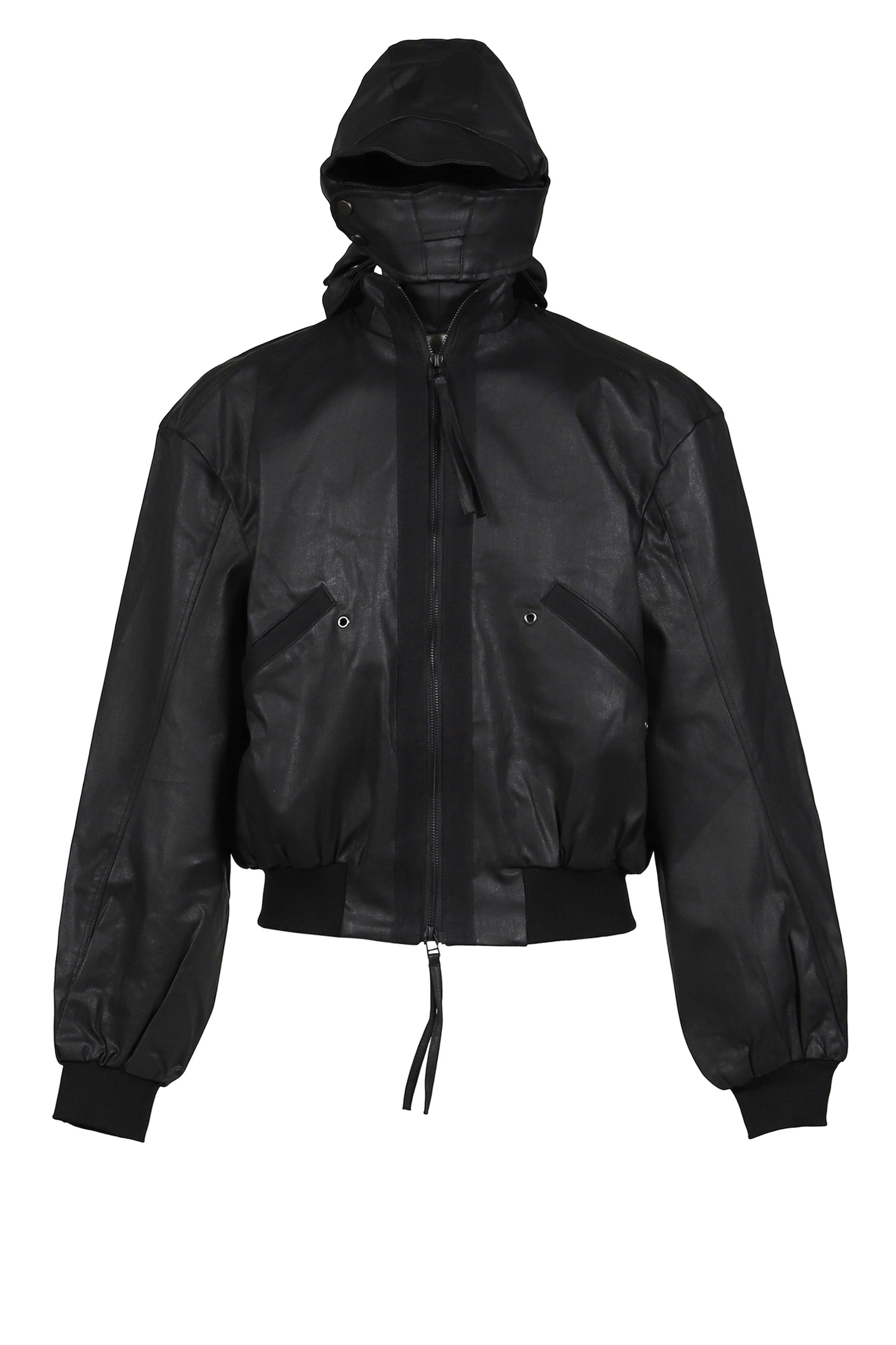 WAXED PARACHUTE BOMBER / BLACK