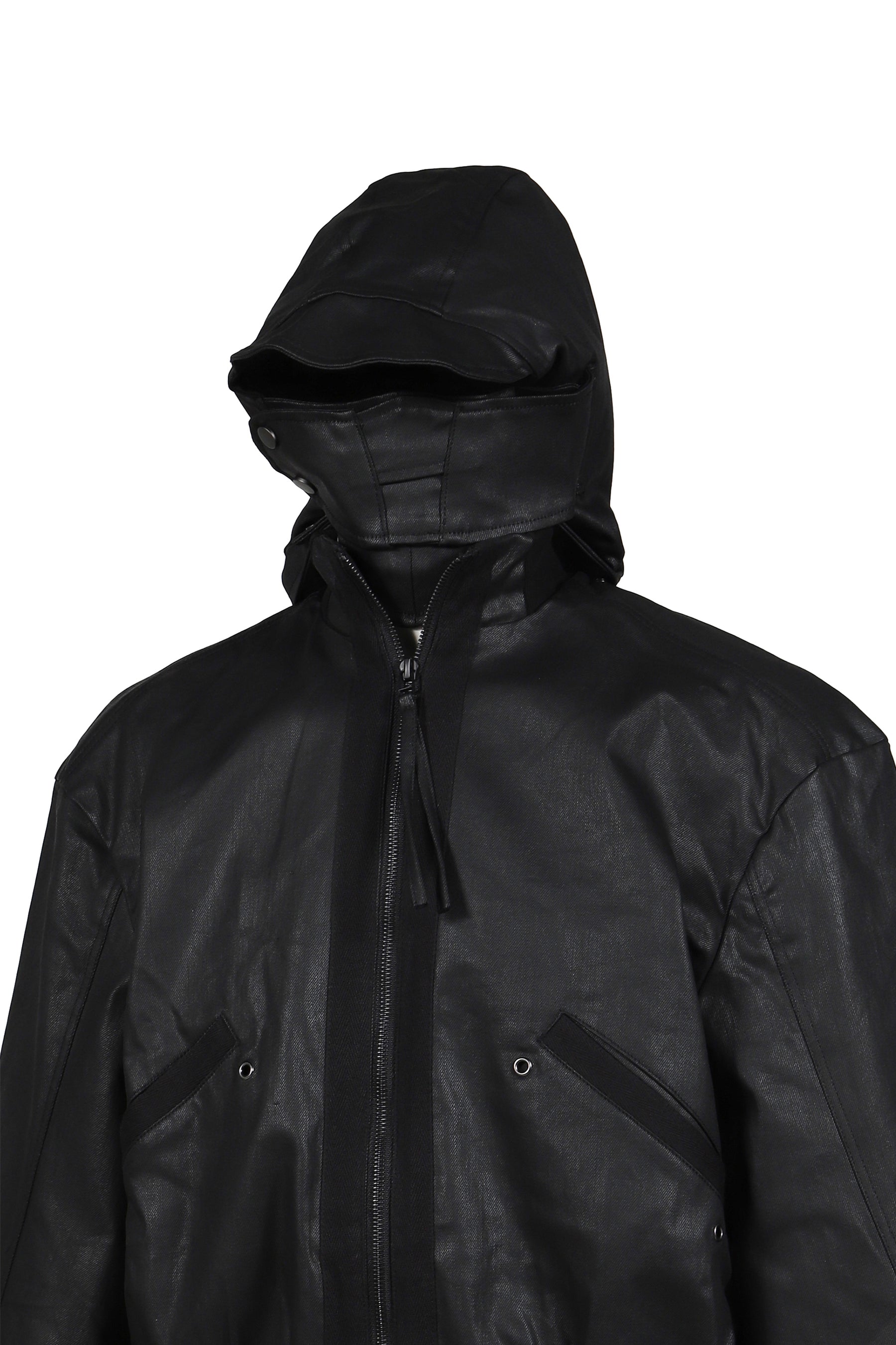 WAXED PARACHUTE BOMBER / BLACK