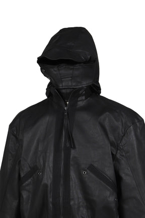 WAXED PARACHUTE BOMBER / BLACK