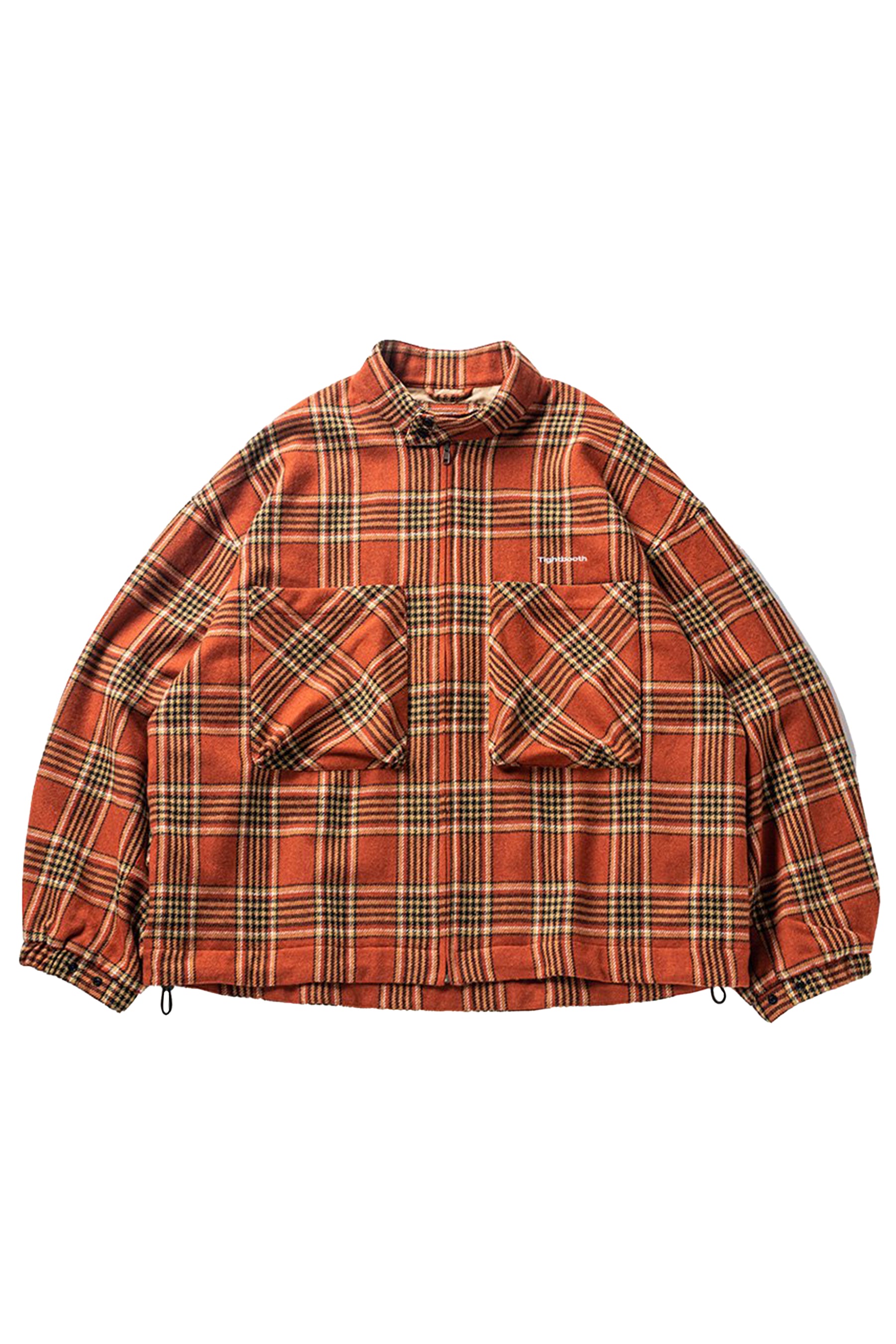 PLAID FLANNEL SWING TOP / ORG