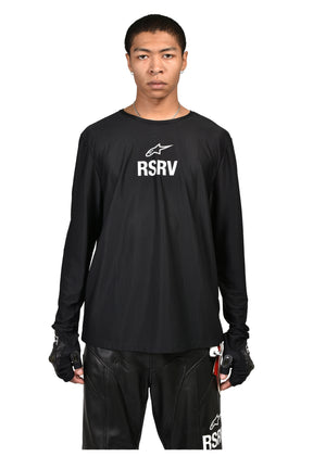 KNUCKLE LS TEE / BLK
