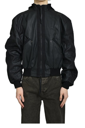WAXED PARACHUTE BOMBER / BLACK