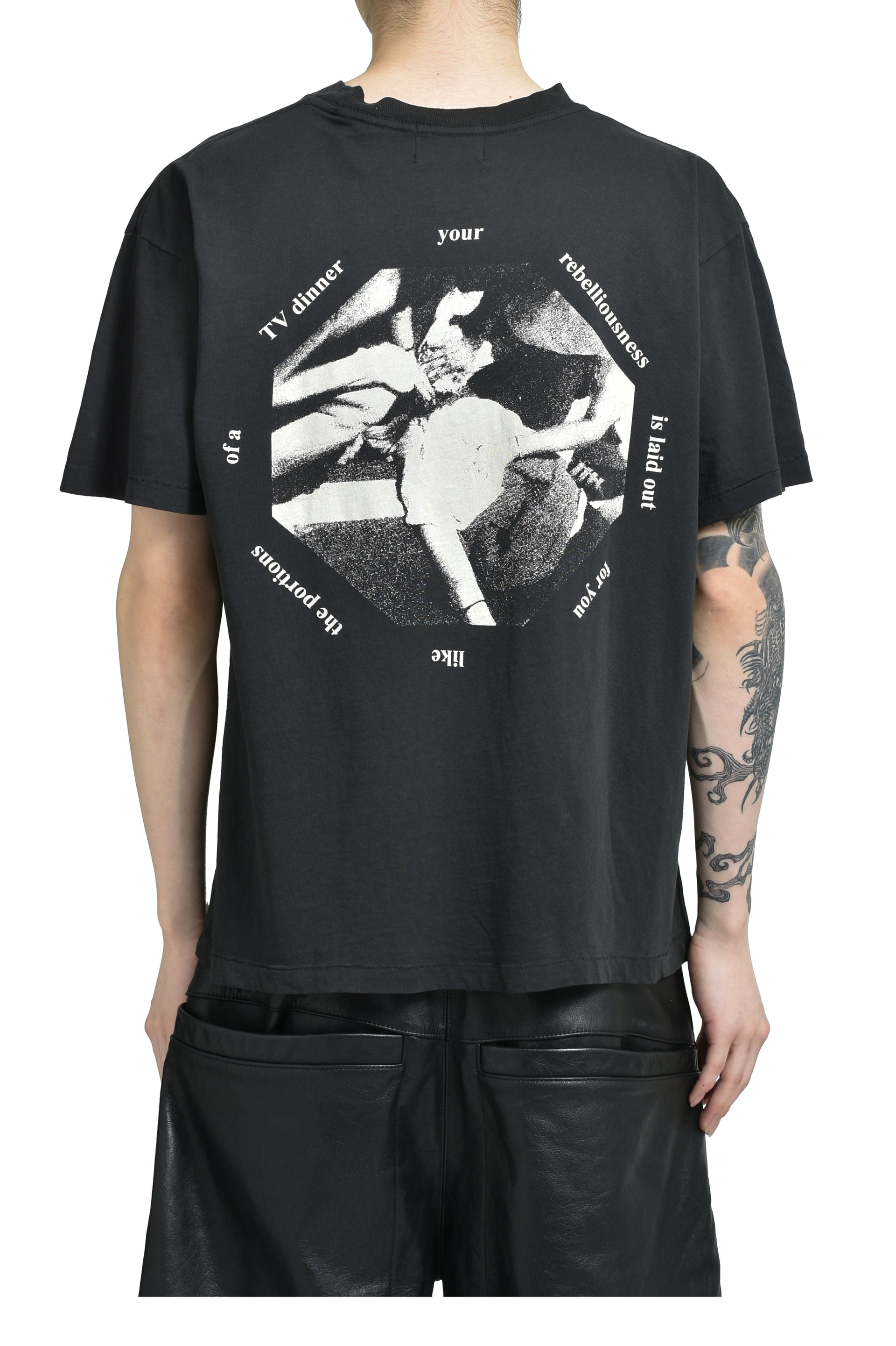 ENFANTS RICHES DÉPRIMÉS YOU ARE NOTHING T-SHIRT / FADED BLK