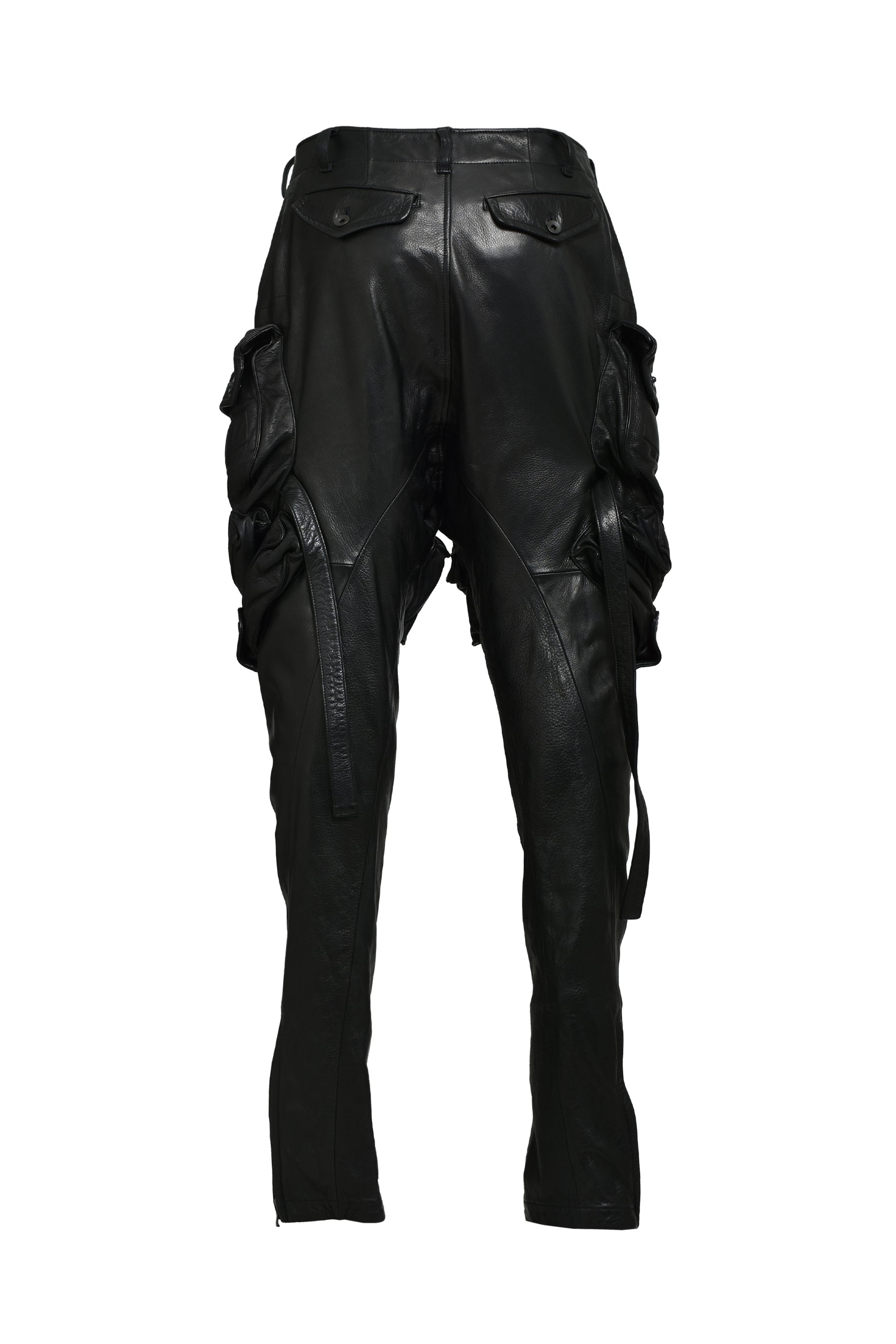 COW SKIN GASMASK CARGO / BLACK