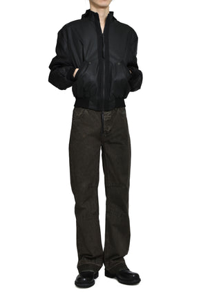 WAXED PARACHUTE BOMBER / BLACK