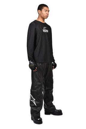 KNUCKLE LS TEE / BLK