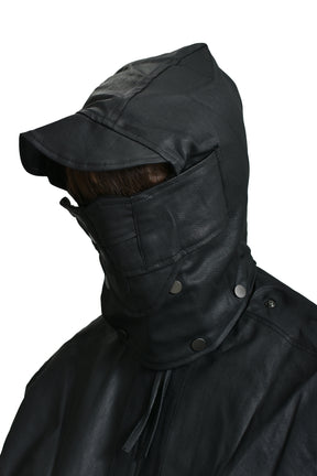 WAXED PARACHUTE BOMBER / BLACK