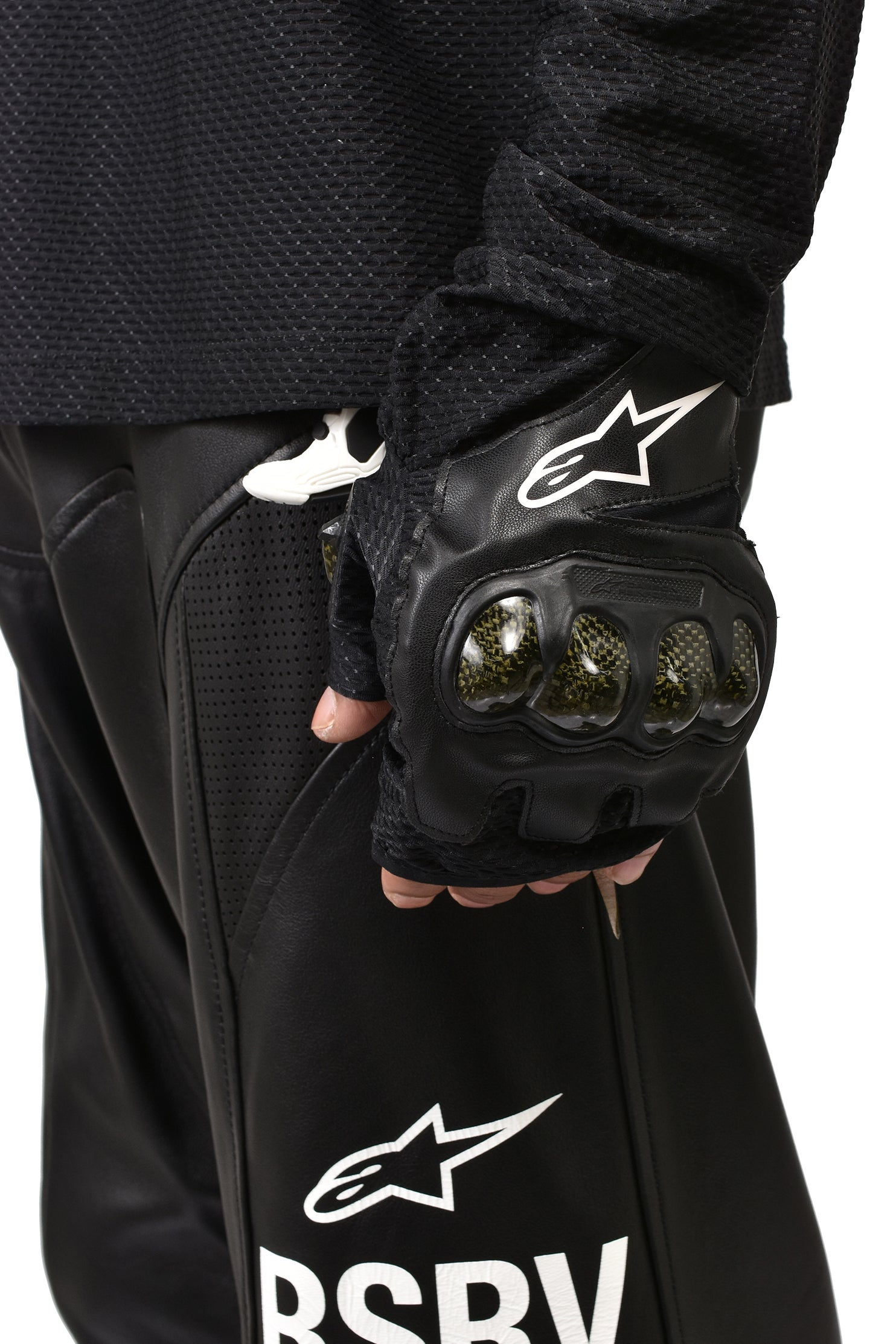 KNUCKLE LS TEE / BLK