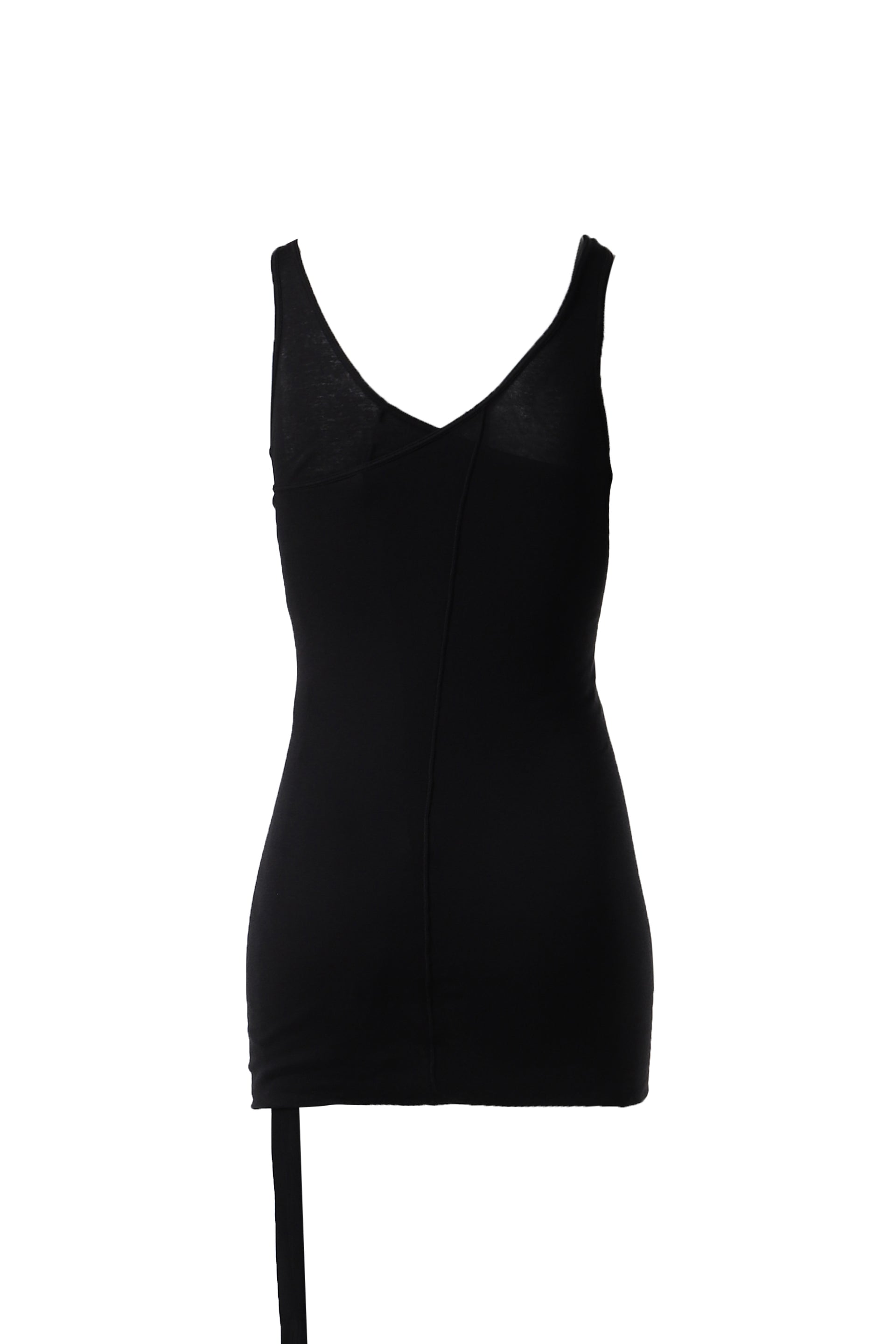 Rick Owens DRKSHDW DOUBLE ZIGGY BANANA TANK / BLK