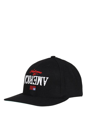 WELCOME TO AMERICA CAP / BLK