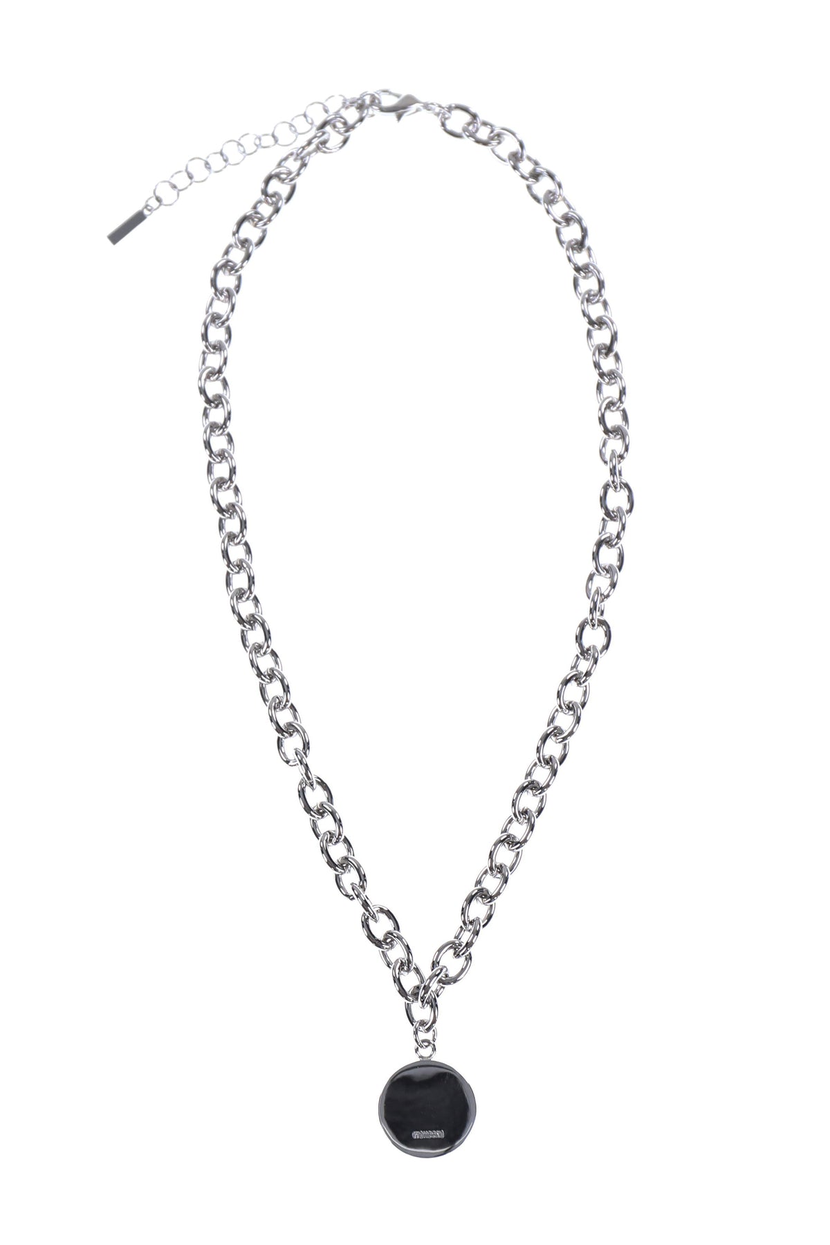 SMILEY CHAIN NECKLACE / SIL