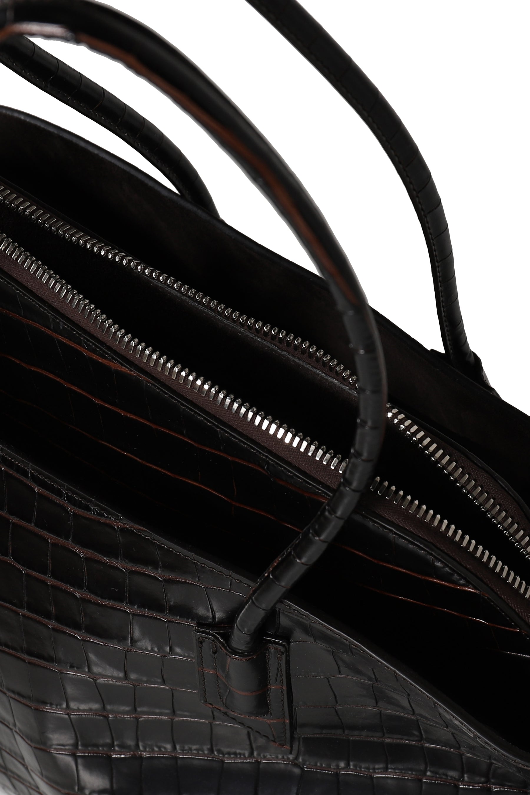 LA PASSEGGIATA MEDIUM' TOP HANDLE / COFFEE