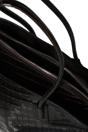 LA PASSEGGIATA MEDIUM' TOP HANDLE / COFFEE