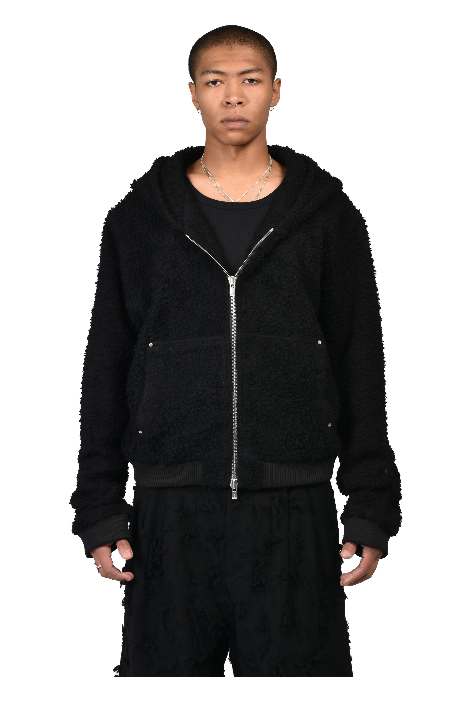 SHERPA ZIP UP / BLK