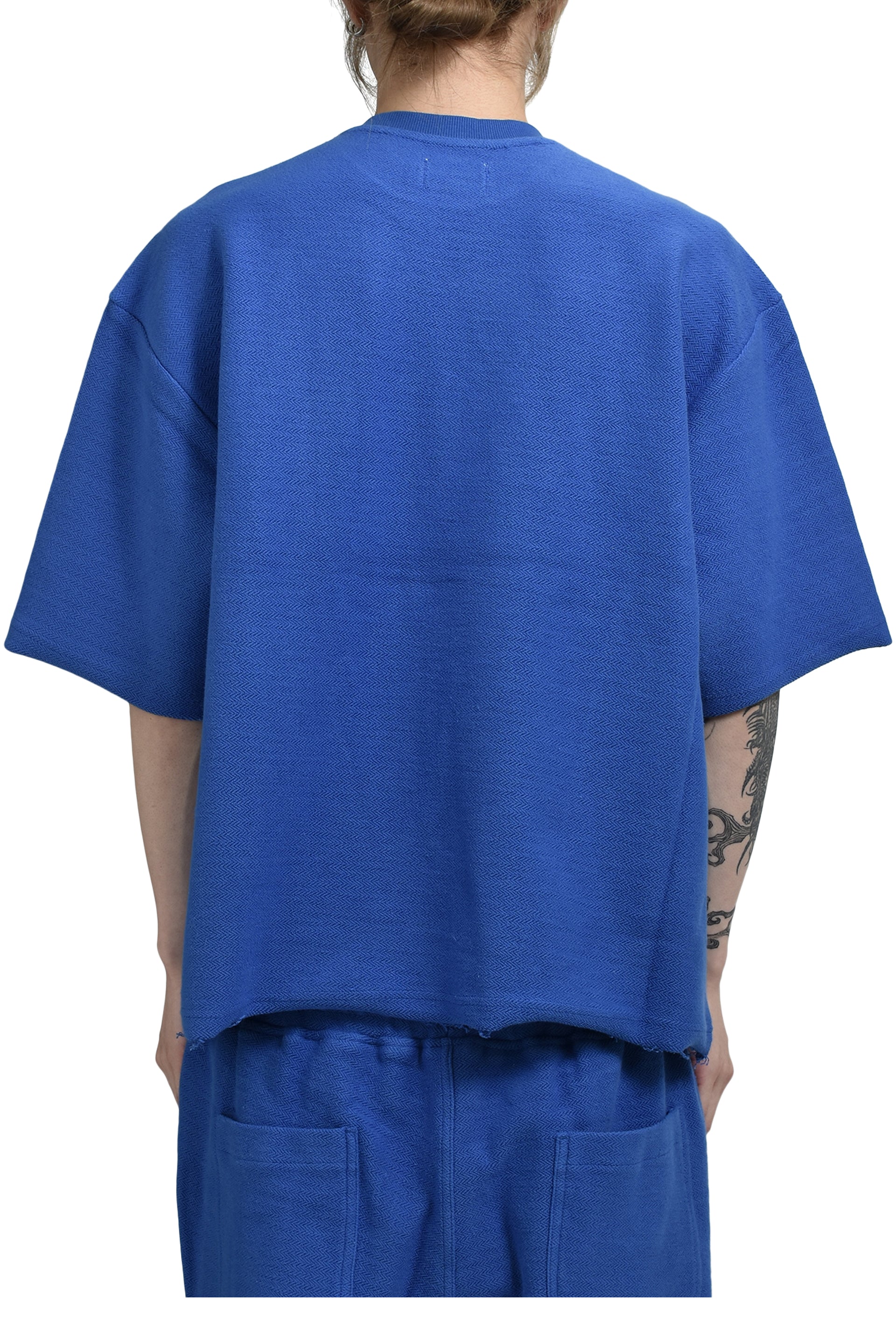 ASSOCIATION HERRINGBONE CREW / BLU