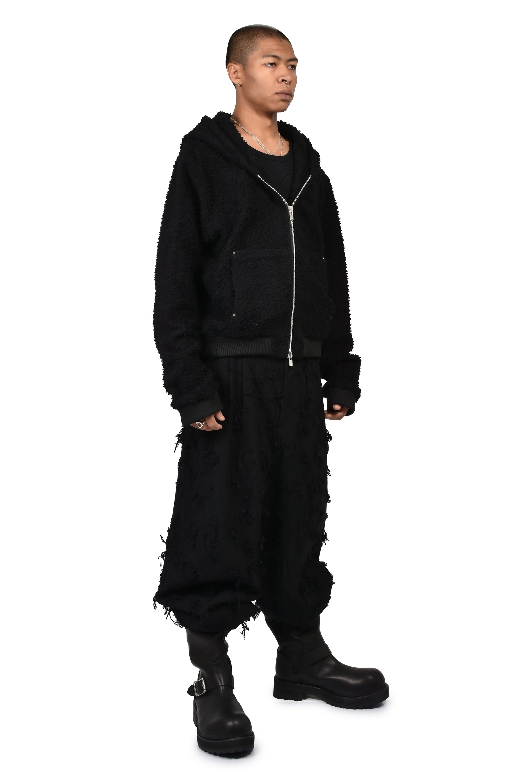 SHERPA ZIP UP / BLK